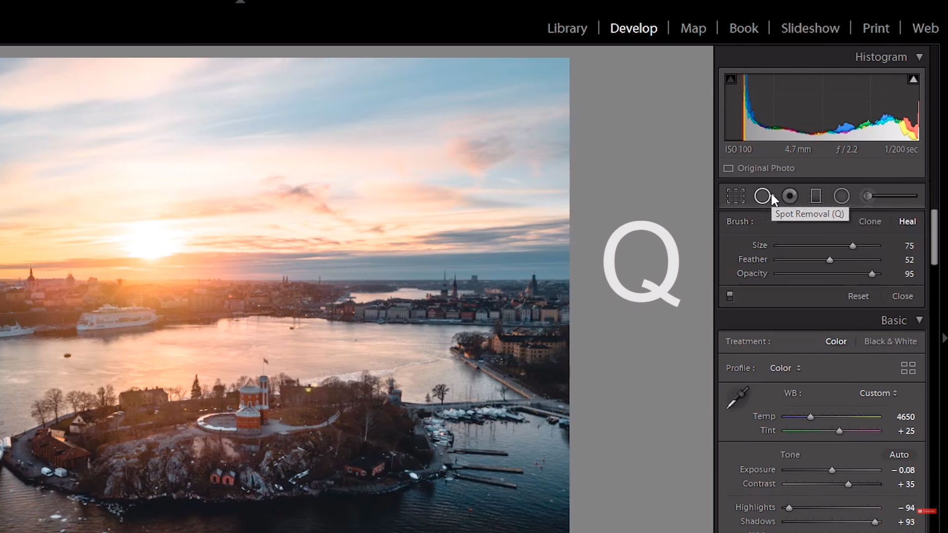 Remove Objects in Lightroom..